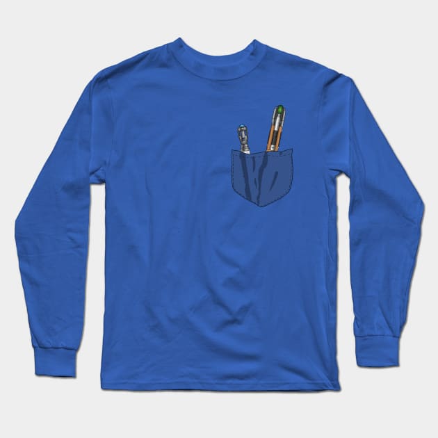 Sonic Who? Long Sleeve T-Shirt by Aviana